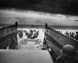 Into the Jaws of Death — US troops landing at Omaha Beach, June 6 1944
